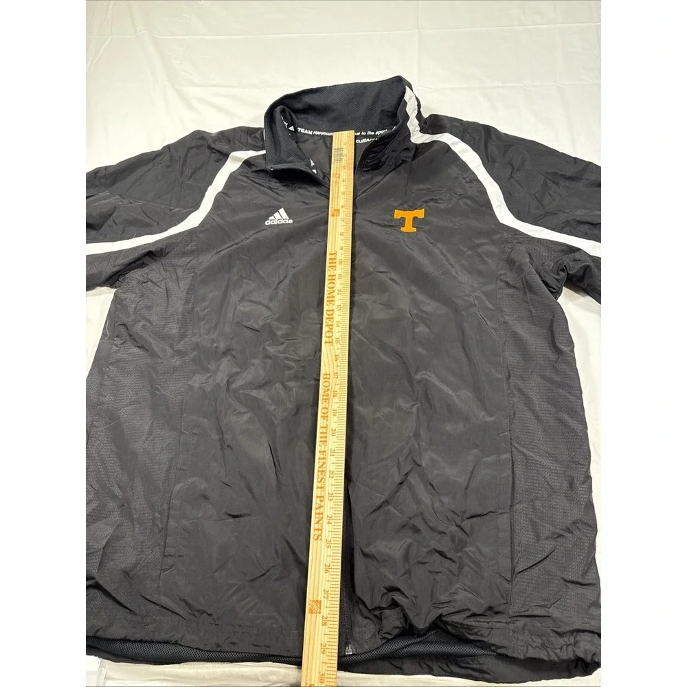 Jacket GOLF Men's X Large ClimaProof Adidas Black Full ZipMesh Lined TENNESSEE